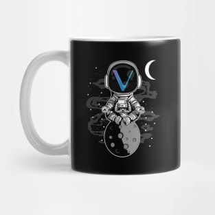 Astronaut Vechain VET Coin To The Moon Crypto Token Cryptocurrency Wallet Birthday Gift For Men Women Kids Mug